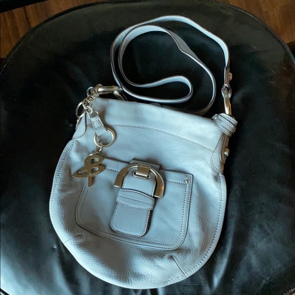 B. Makowsky slate blue leather crossbody - Picture 5 of 8